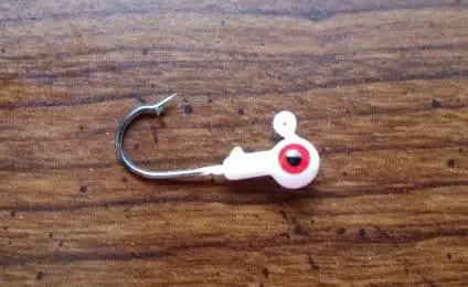 opening the jig hook slightly can increase your chances when jigging for crappie