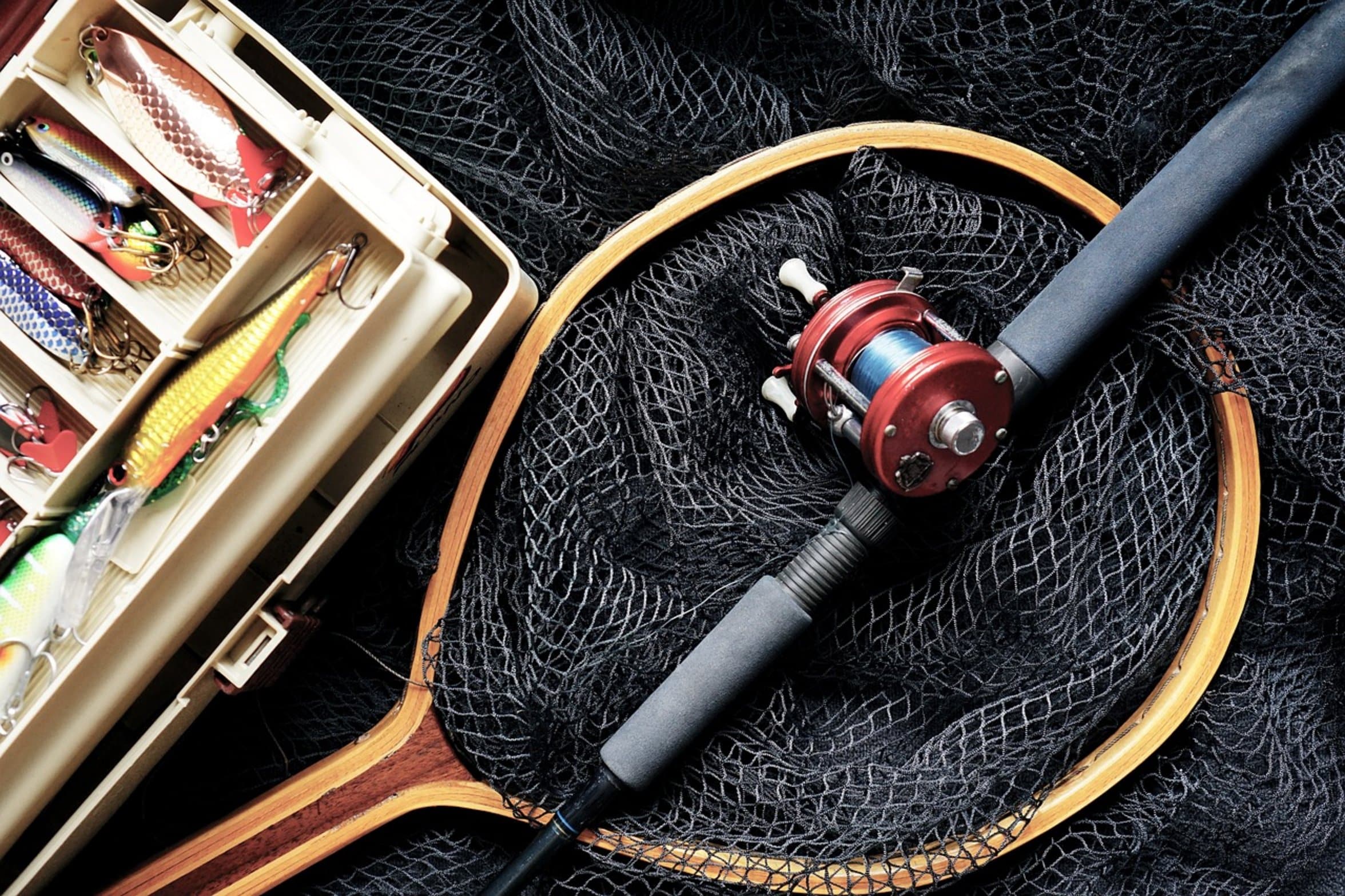 fishing rod close up fishing rod close up