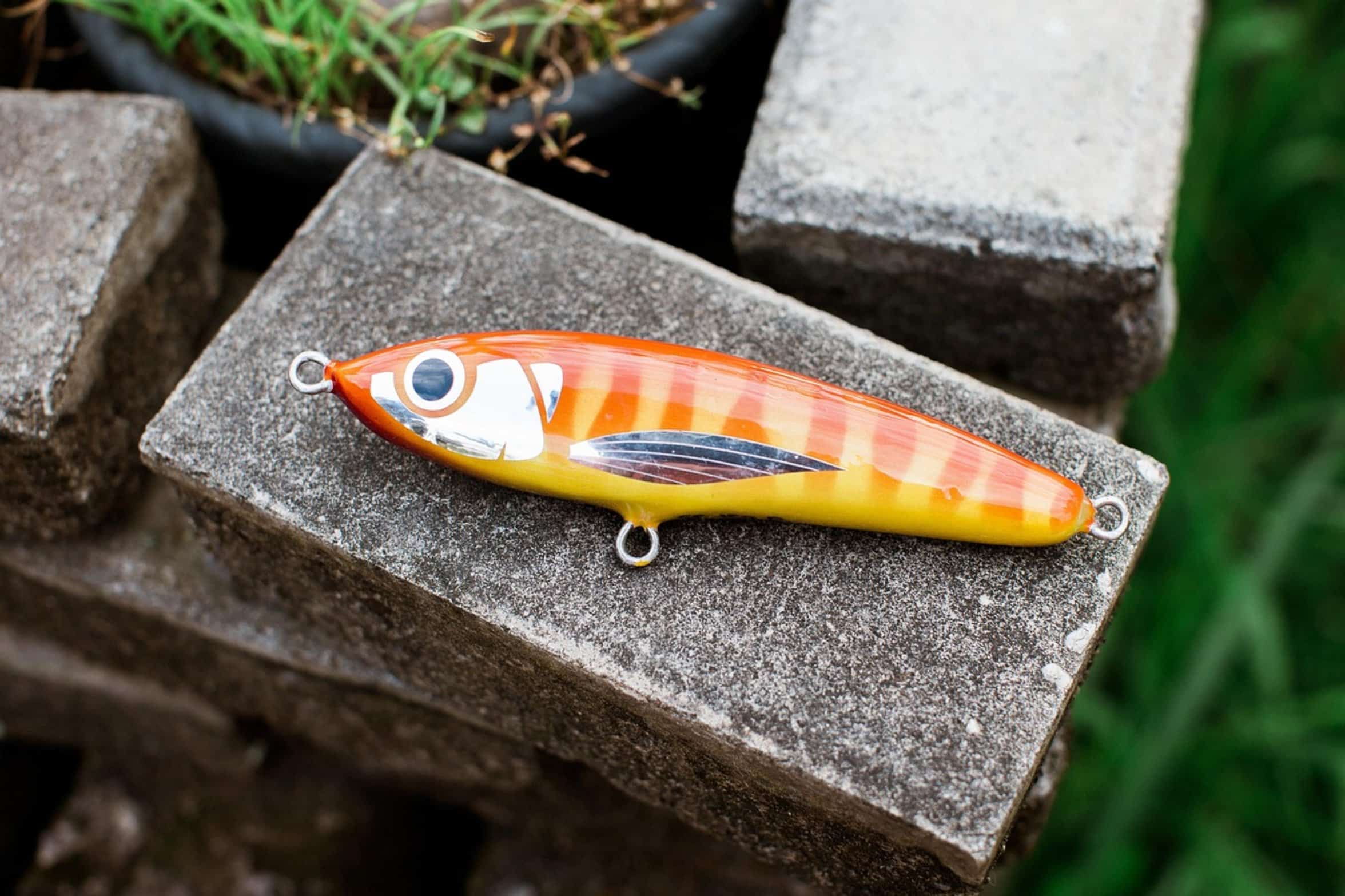 colorful fishing lures